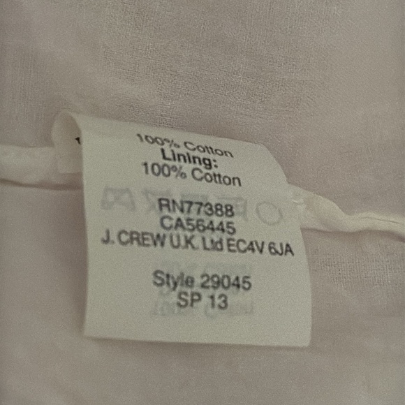 J. CREW Pink White Striped Seersucker Strapless Mini Dress 100% Cotton‎ Size 8 - Picture 5 of 7